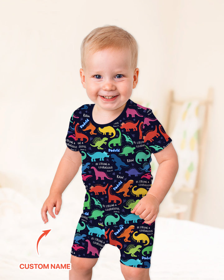 Schlafanzug-Set zweiteilig, kurze Ärmel, kurze Hose, Bambus