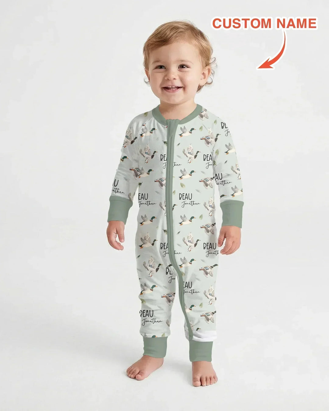 Gerippte Babykleidung mit individuellem Foto - Weich &amp; Skizzenhaft
