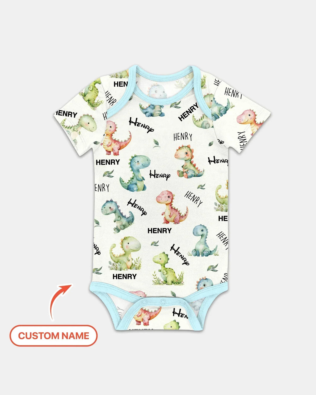 Gerippte Babykleidung mit individuellem Foto - Weich &amp; Skizzenhaft