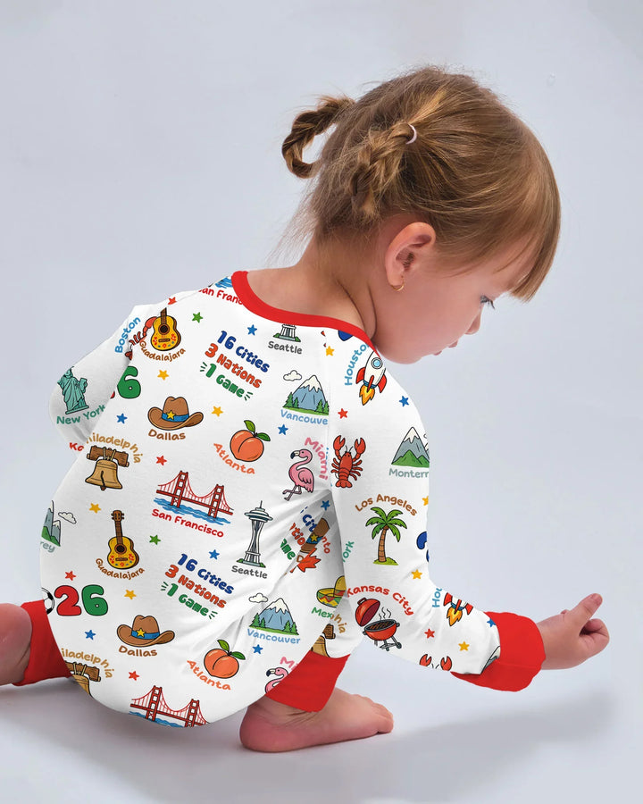 Gerippte Babykleidung mit individuellem Foto - Weich &amp; Skizzenhaft