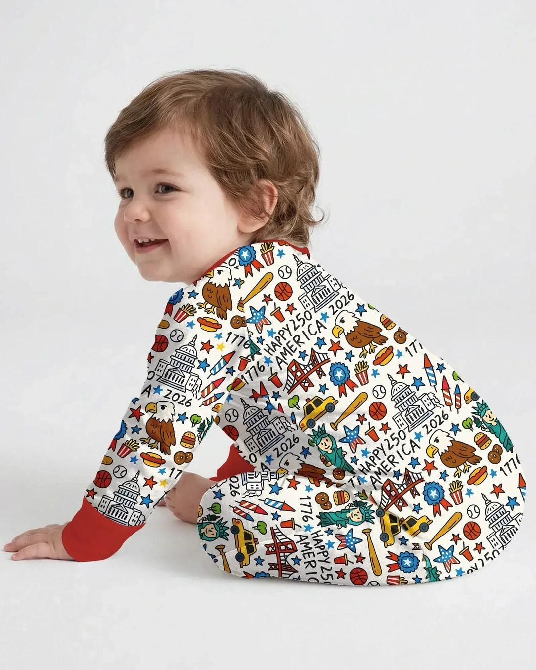 Gerippte Babykleidung mit individuellem Foto - Weich &amp; Skizzenhaft