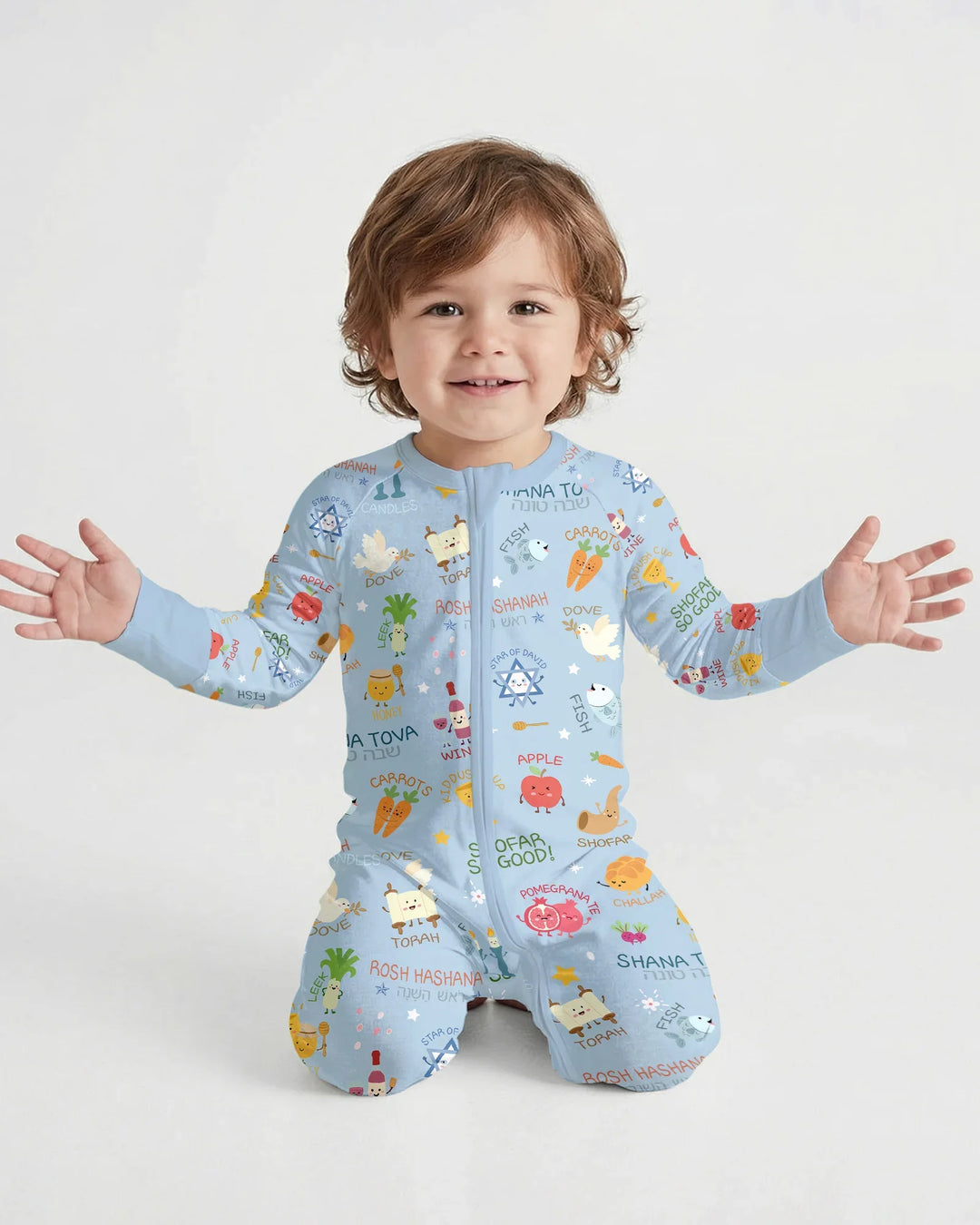 Gerippte Babykleidung mit individuellem Foto - Weich &amp; Skizzenhaft