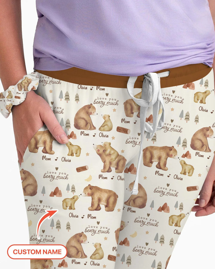 Schlafanzug-Set „Love You Beary Much“ aus Bambus für Damen