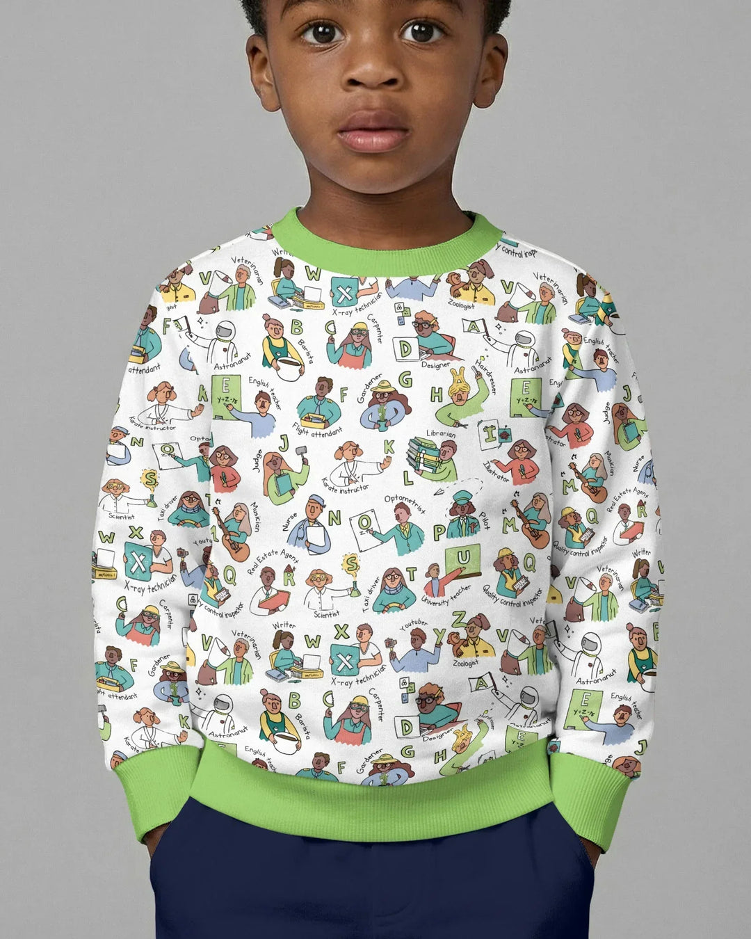 Sweatshirt mit Rundhalsausschnitt aus Bambusfaser