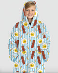Breakfast Club Tragbarer Bambus-Decken-Hoodie