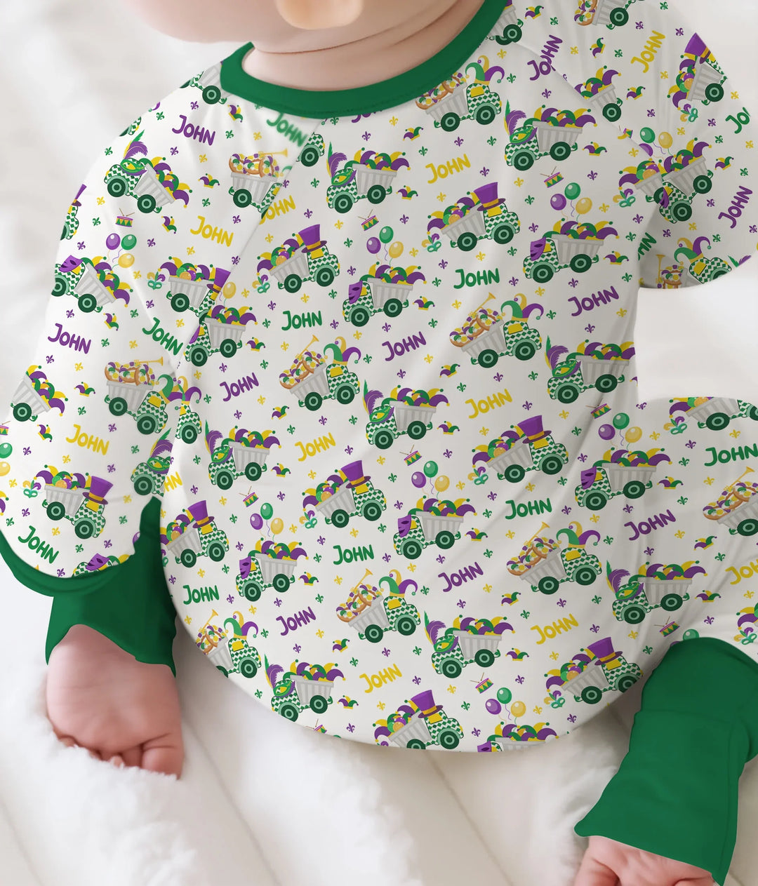 Gerippte Babykleidung mit individuellem Foto - Weich &amp; Skizzenhaft