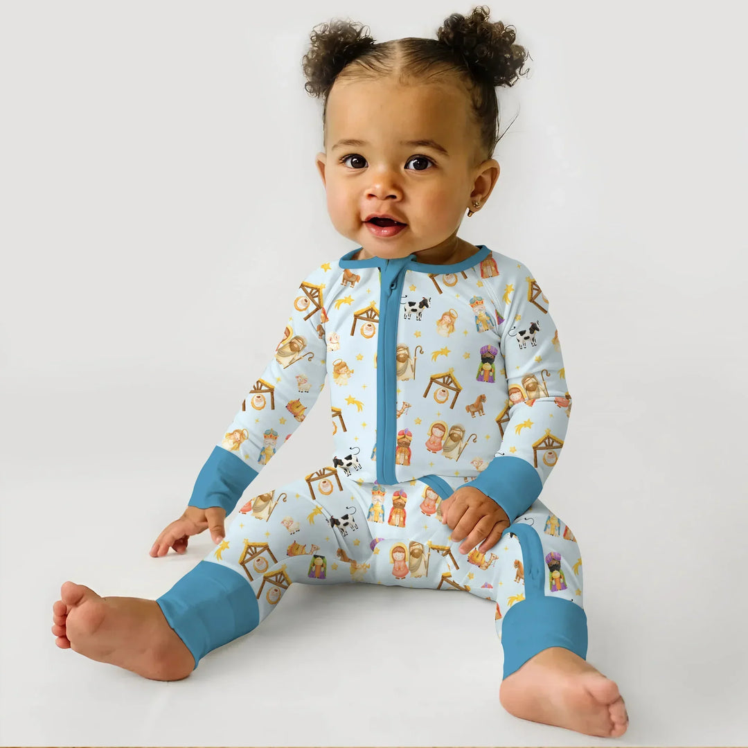 Gerippte Babykleidung mit individuellem Foto - Weich &amp; Skizzenhaft