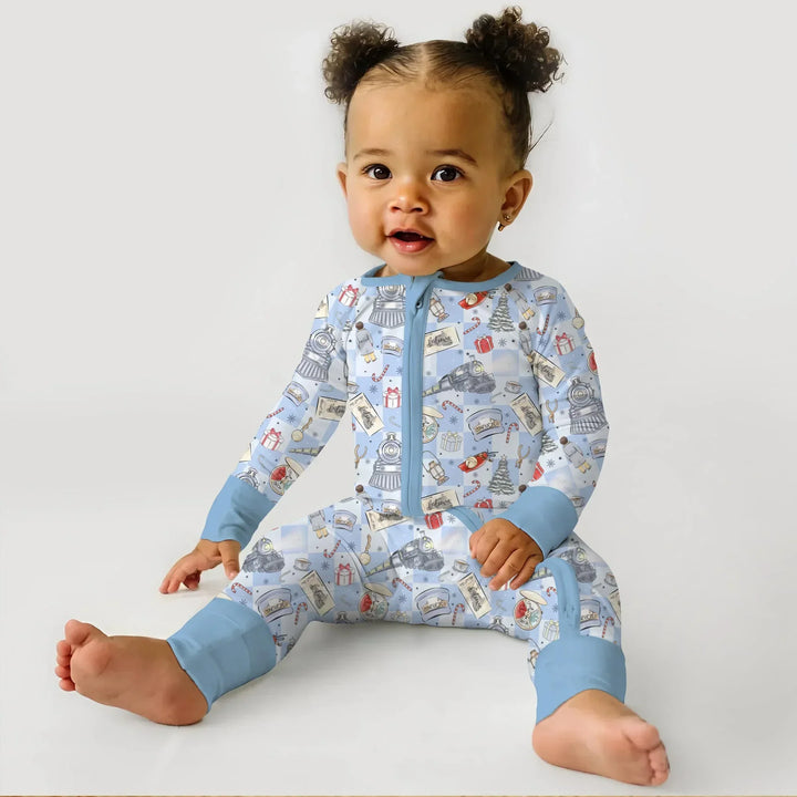 Gerippte Babykleidung mit individuellem Foto - Weich &amp; Skizzenhaft