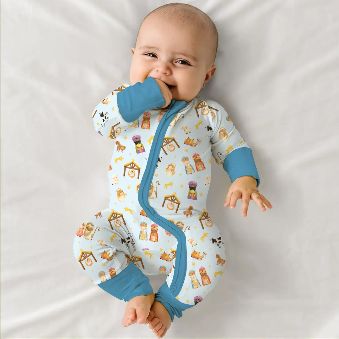 Gerippte Babykleidung mit individuellem Foto - Weich &amp; Skizzenhaft
