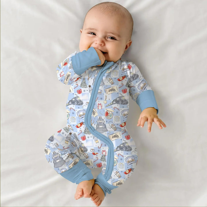 Gerippte Babykleidung mit individuellem Foto - Weich &amp; Skizzenhaft