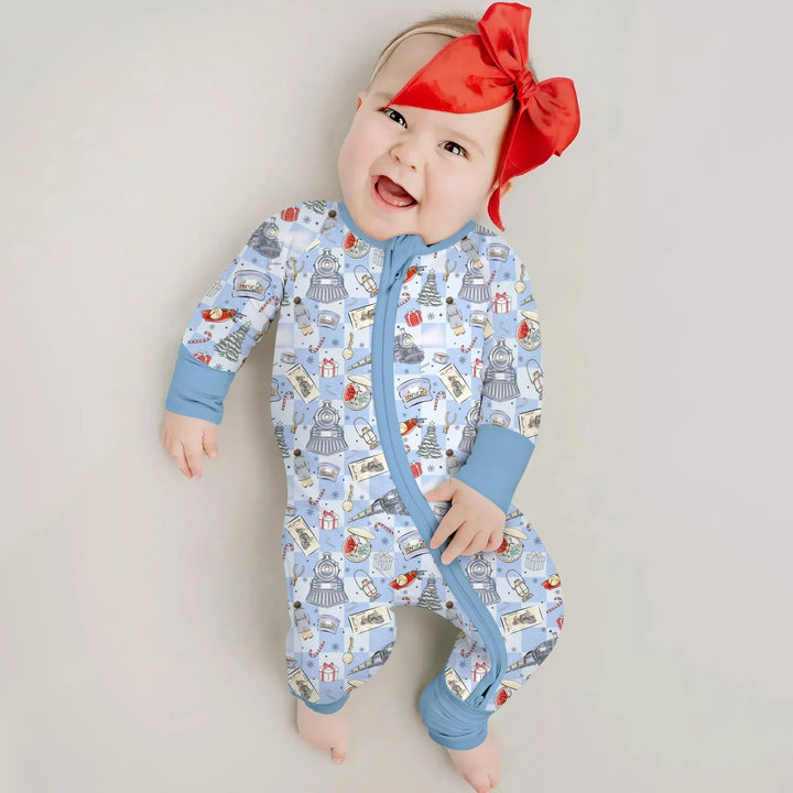 Gerippte Babykleidung mit individuellem Foto - Weich &amp; Skizzenhaft