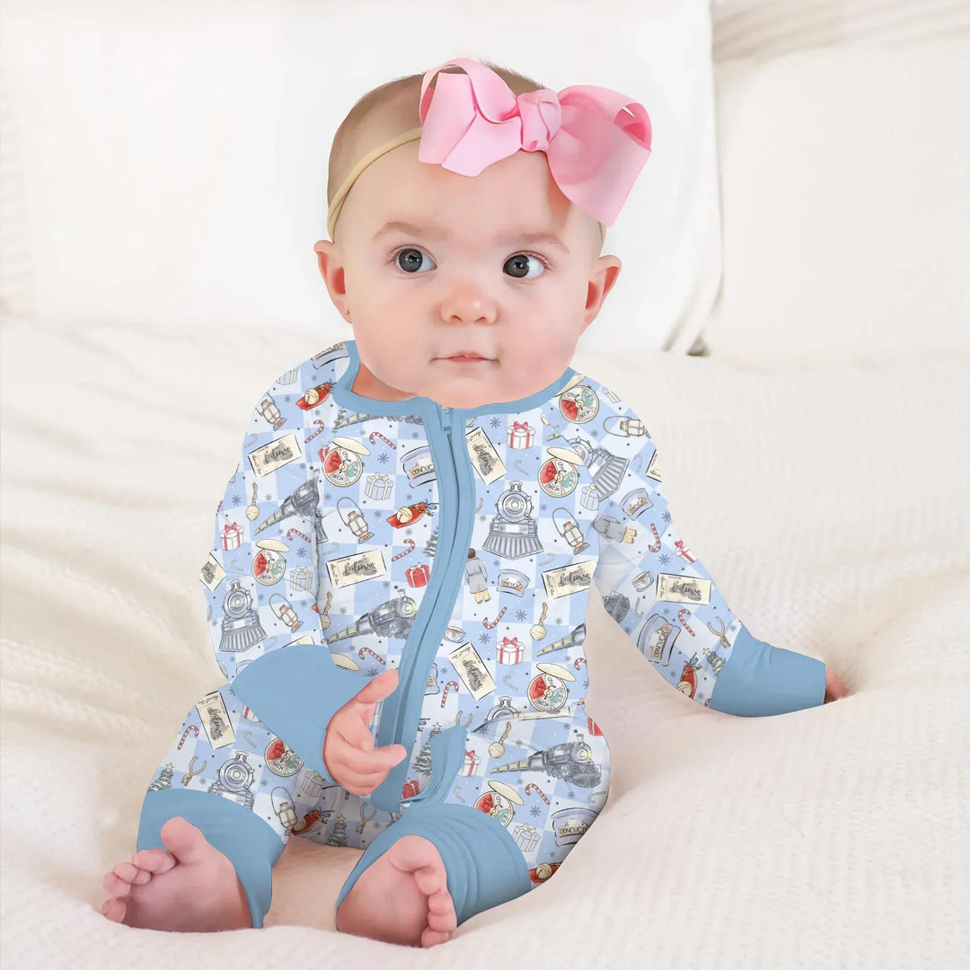 Gerippte Babykleidung mit individuellem Foto - Weich &amp; Skizzenhaft