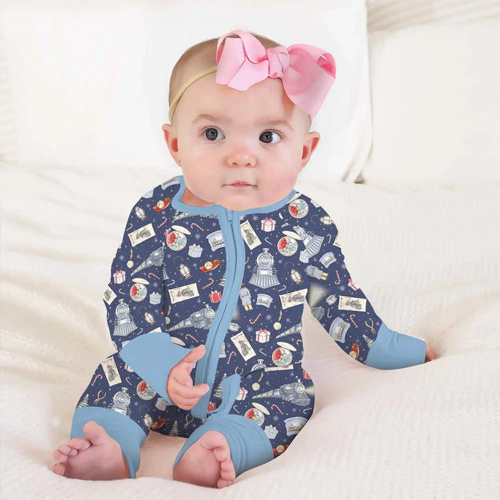 Gerippte Babykleidung mit individuellem Foto - Weich &amp; Skizzenhaft