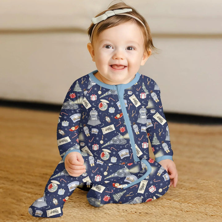 Gerippte Babykleidung mit individuellem Foto - Weich &amp; Skizzenhaft