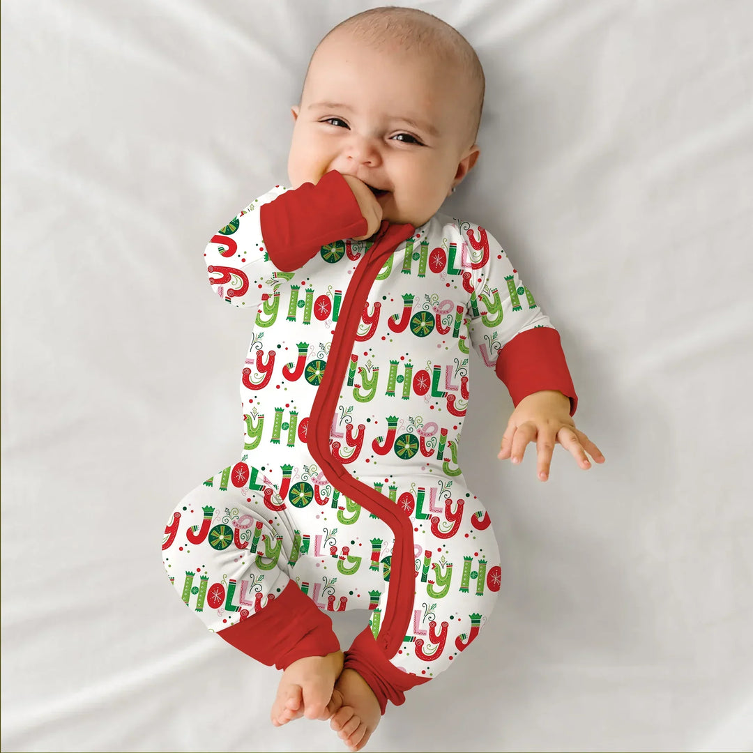 Holly Jolly Convertible Zippy , Holly Jolly Convertible Zippy - 0-3M / Red