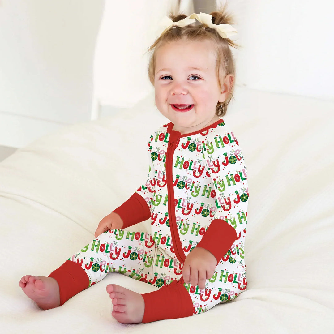 Holly Jolly Convertible Zippy , Holly Jolly Convertible Zippy - 0-3M / Red