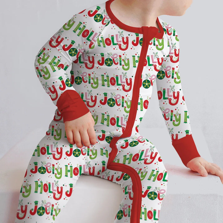 Holly Jolly Convertible Zippy , Holly Jolly Convertible Zippy - 0-3M / Red