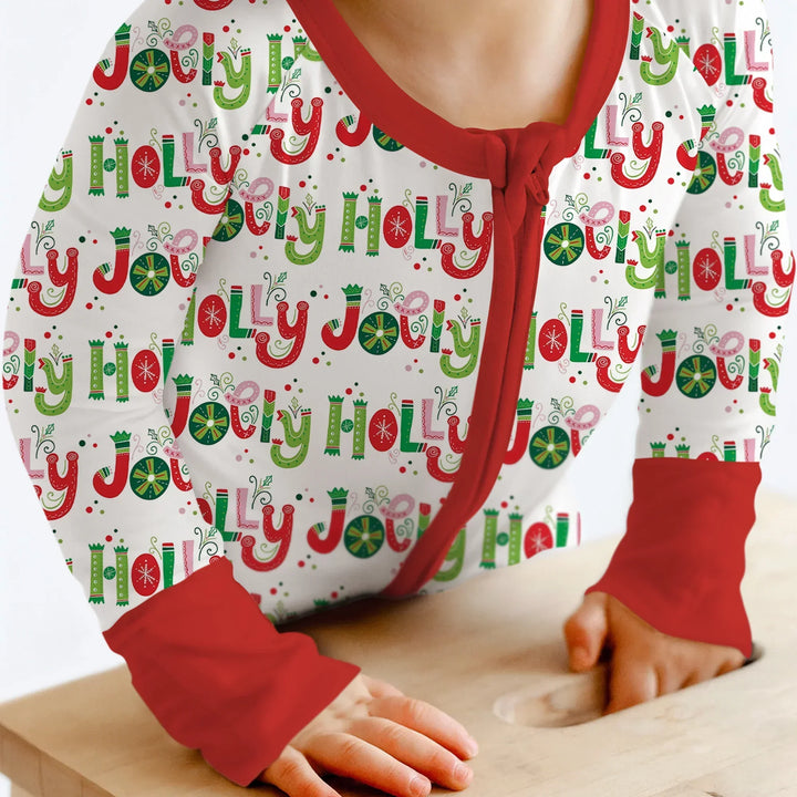 Holly Jolly Convertible Zippy , Holly Jolly Convertible Zippy - 0-3M / Red