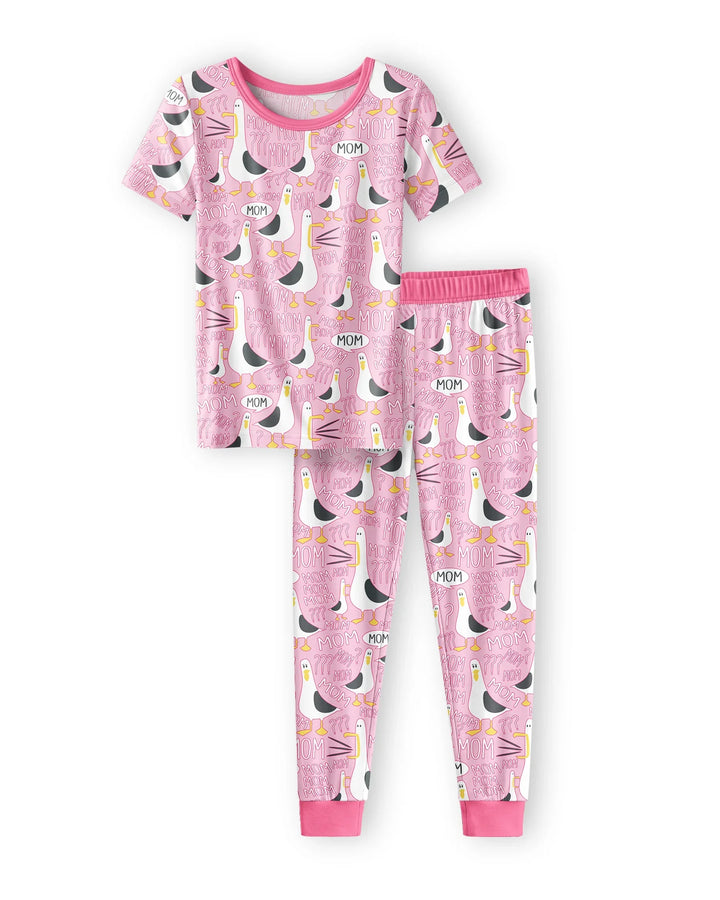 Zweiteiliges, kurzärmliges Pyjama-Set mit Marienkäfern