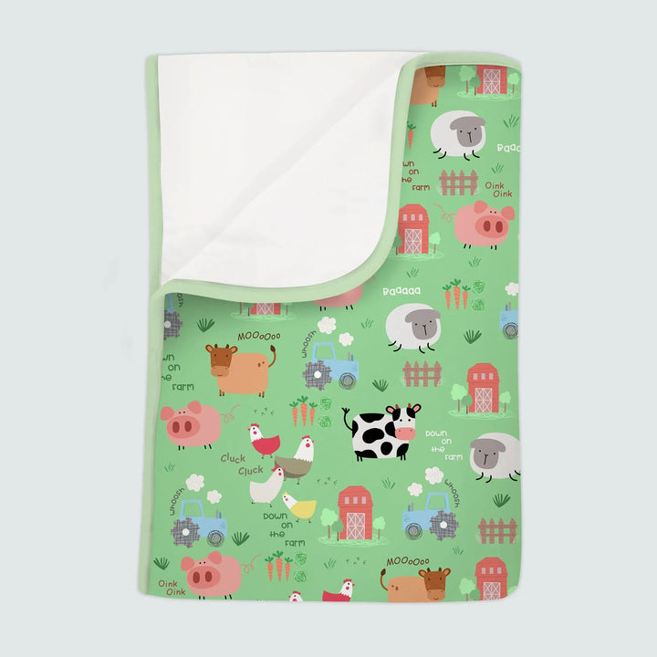 Farm Yard Bamboo Blanket