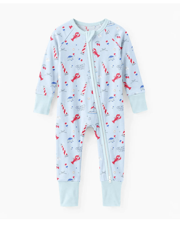 East Coast Bamboo Convertible Zippered Romper