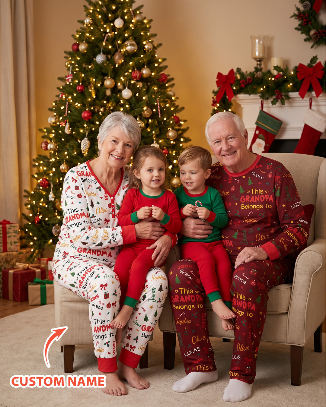 Loved By My Kids Bamboo Men's Pajama Set