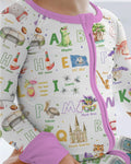 Gerippte Babykleidung mit individuellem Foto - Weich &amp; Skizzenhaft