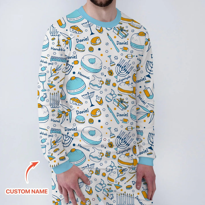 Vorlage Benutzerdefiniertes Herren-Pyjama-Set