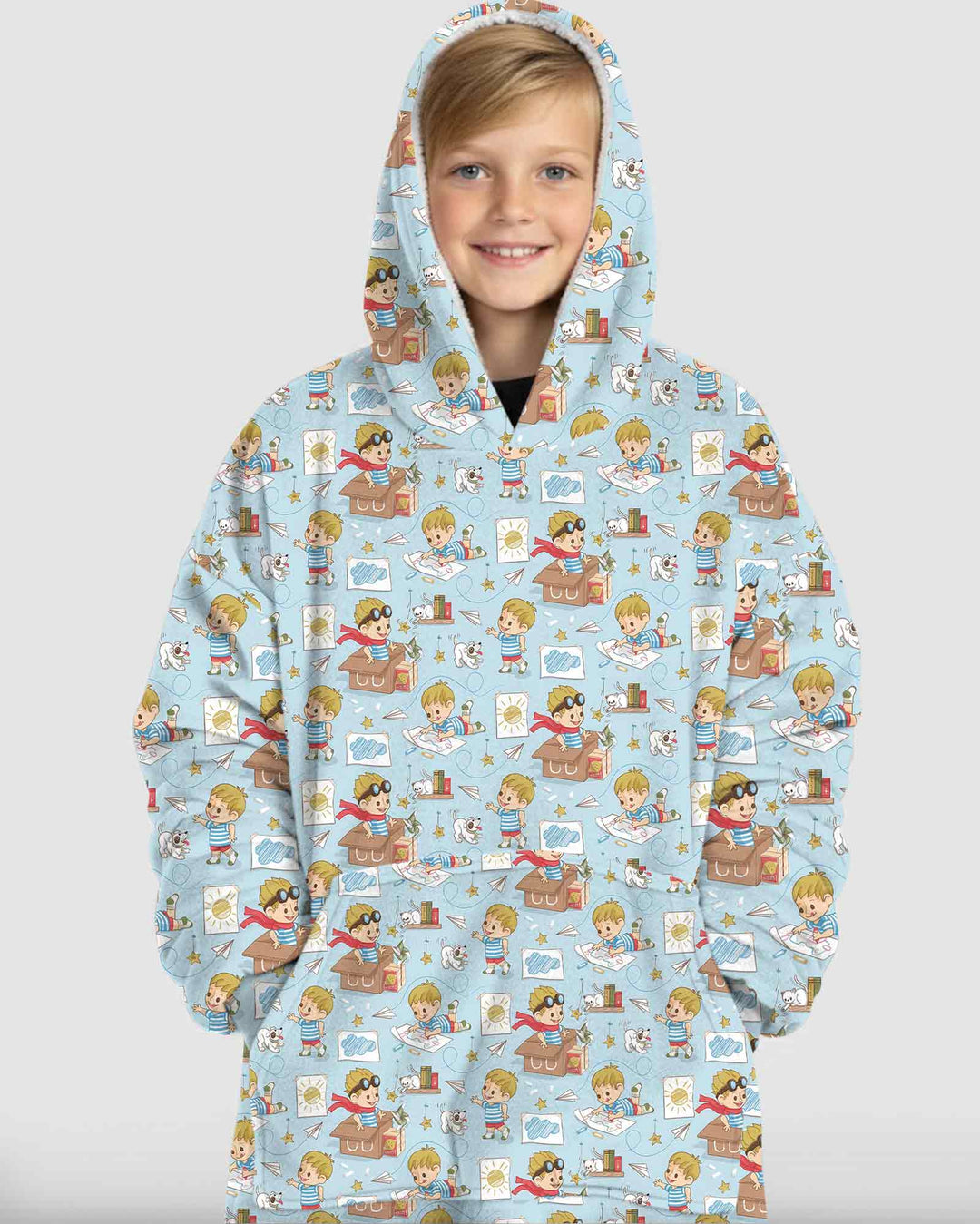 Benutzerdefinierter Bambus-Deckenhoodie (Vorlage)