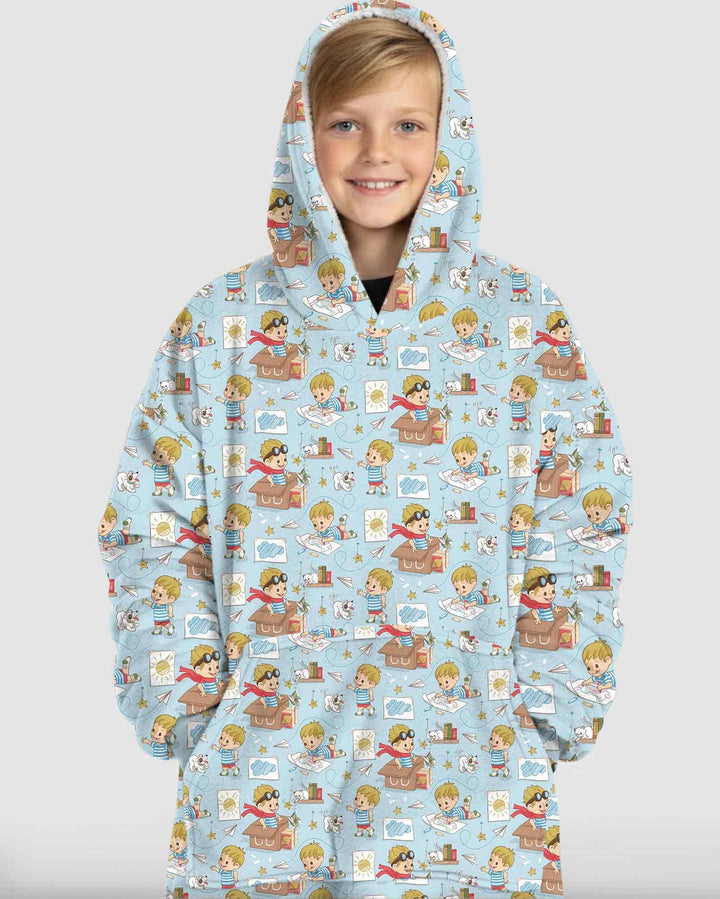 Benutzerdefinierter Bambus-Deckenhoodie (Vorlage)