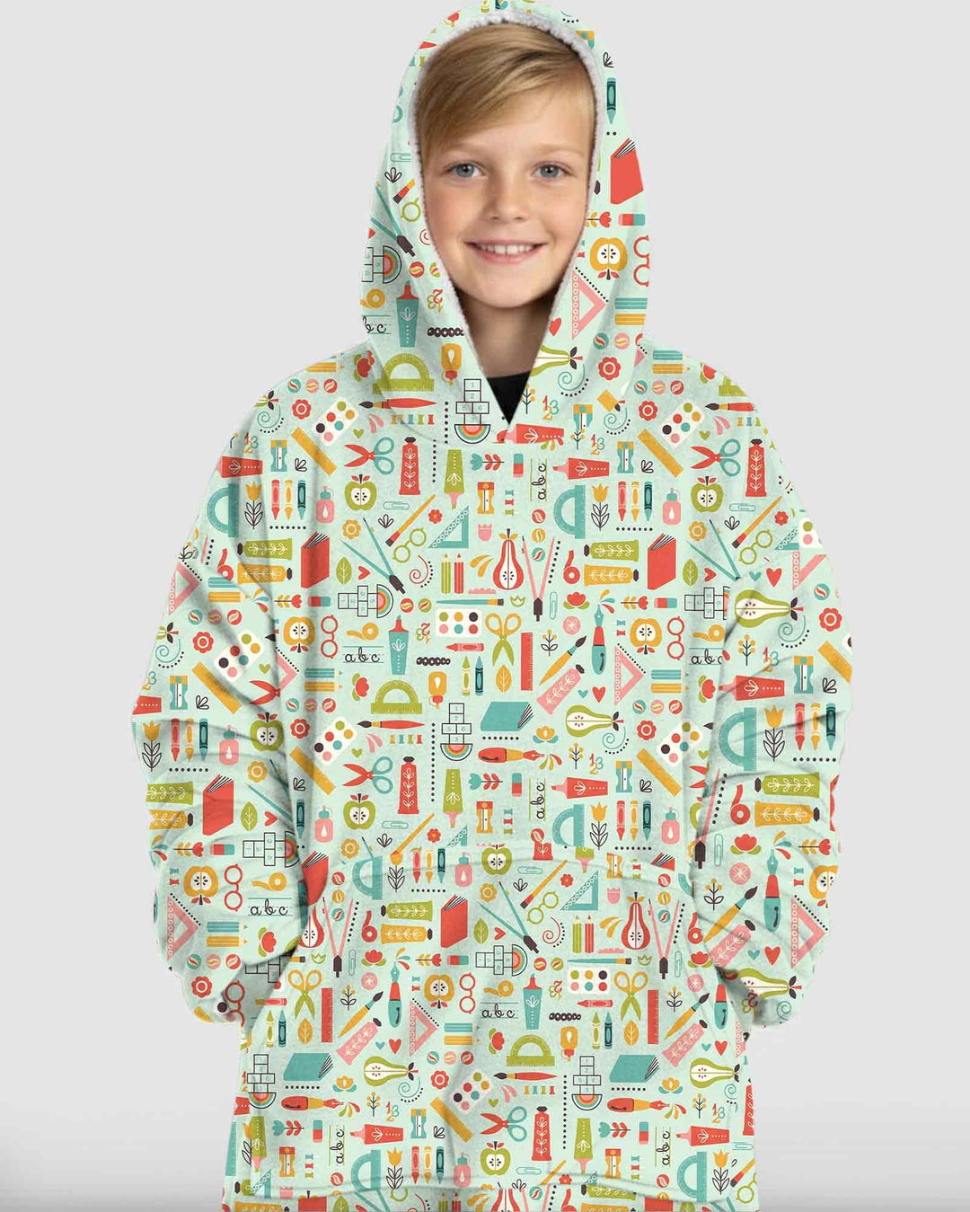 Benutzerdefinierter Bambus-Deckenhoodie (Vorlage)