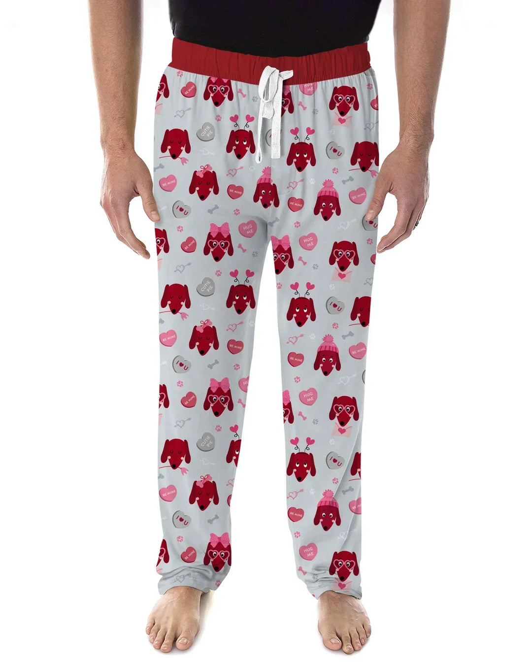 Dachshund Is My Valentine Bamboo Men's Pajama Set