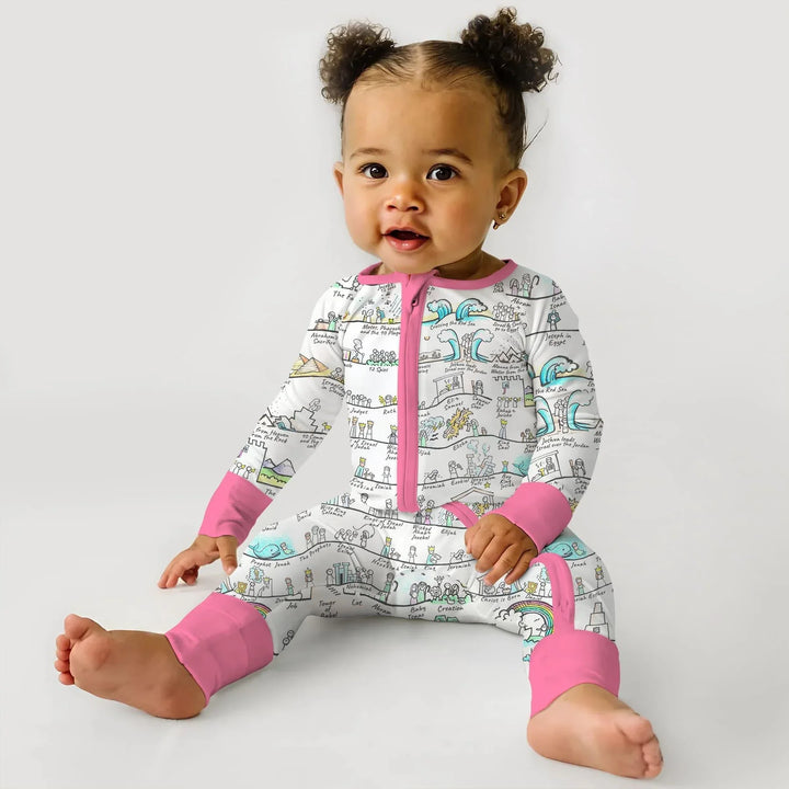 Gerippte Babykleidung mit individuellem Foto - Weich &amp; Skizzenhaft