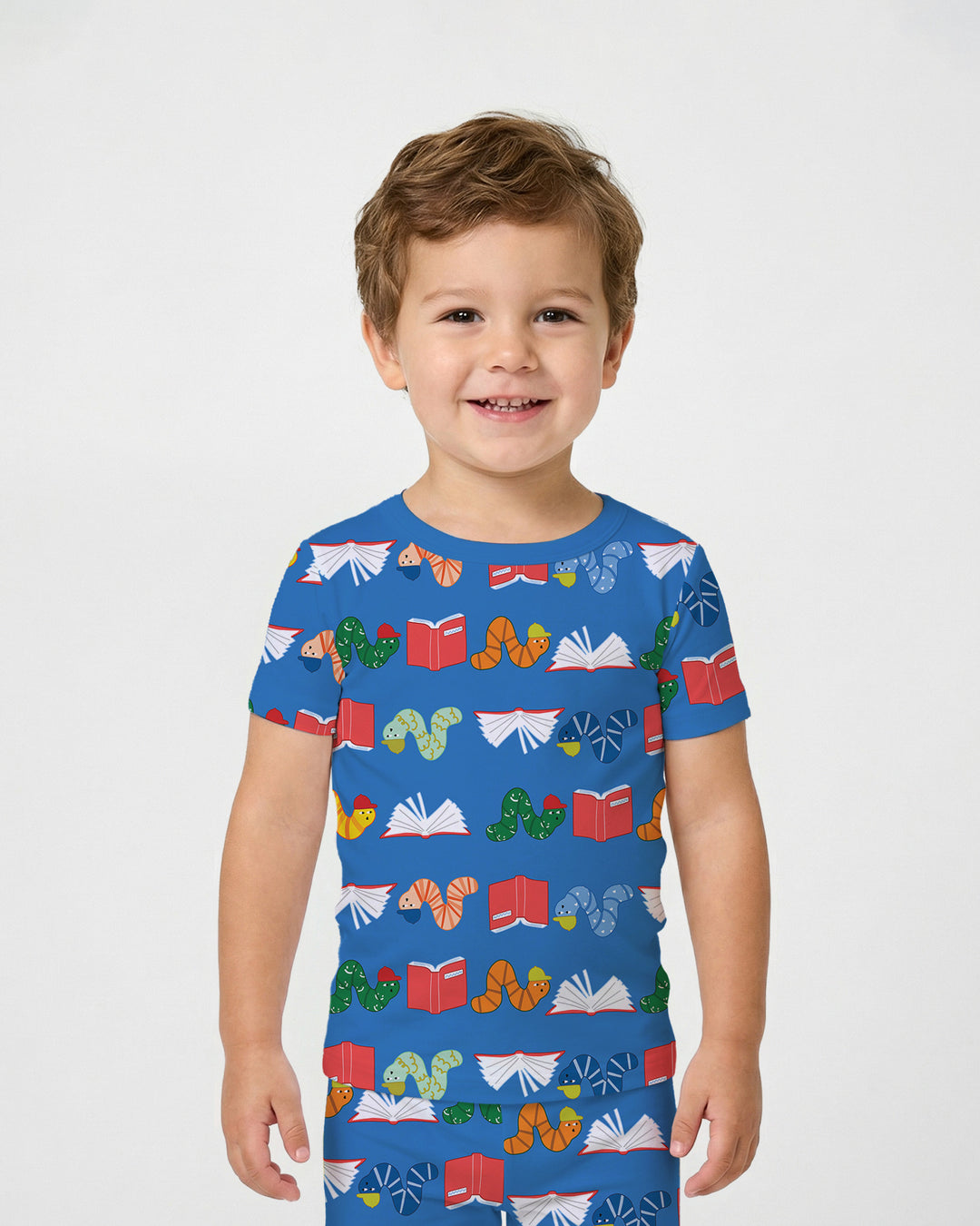 Zweiteiliges, kurzärmliges Pyjama-Set mit Marienkäfern