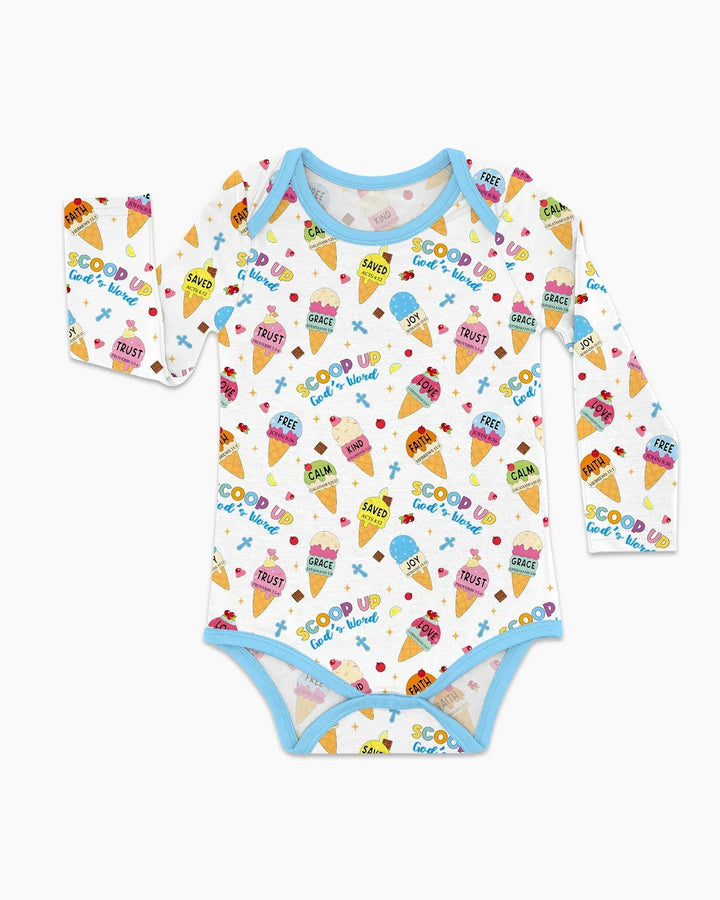 Gerippte Babykleidung mit individuellem Foto - Weich &amp; Skizzenhaft