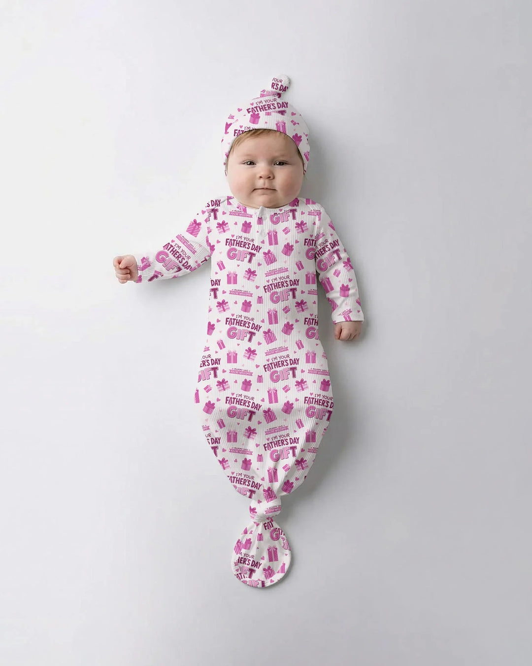 Kleid mit einfarbigem Knoten