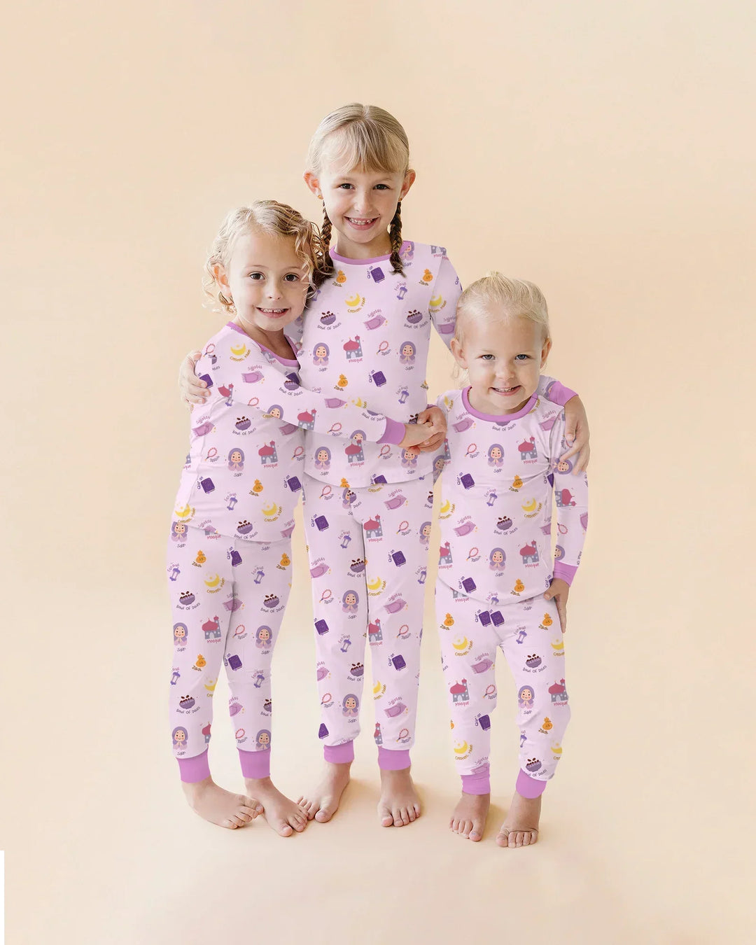 Template Zweiteiliges Pyjama-Set mit kurzen Ärmeln und Shorts