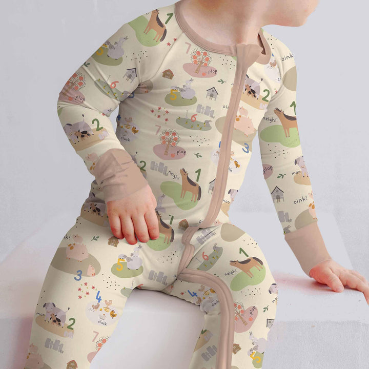 Gerippte Babykleidung mit individuellem Foto - Weich &amp; Skizzenhaft