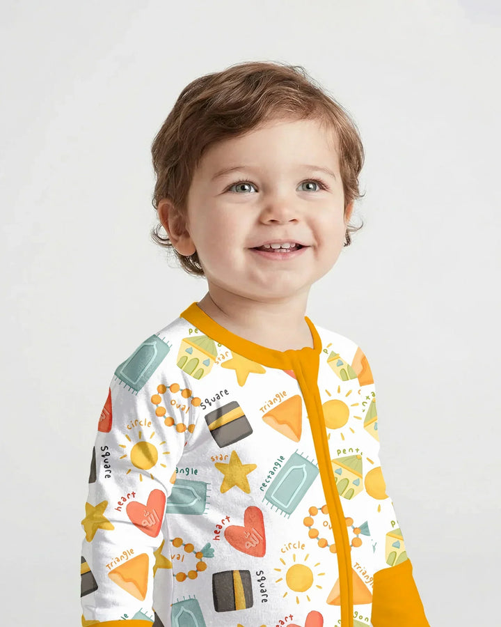 Gerippte Babykleidung mit individuellem Foto - Weich &amp; Skizzenhaft