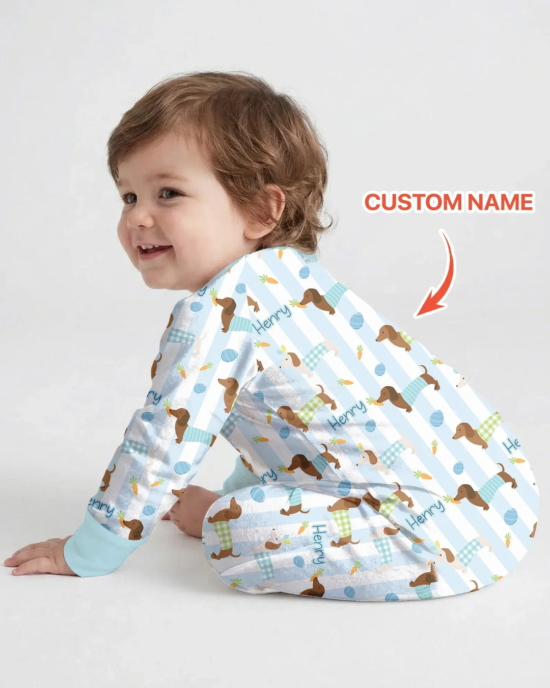 Gerippte Babykleidung mit individuellem Foto - Weich &amp; Skizzenhaft