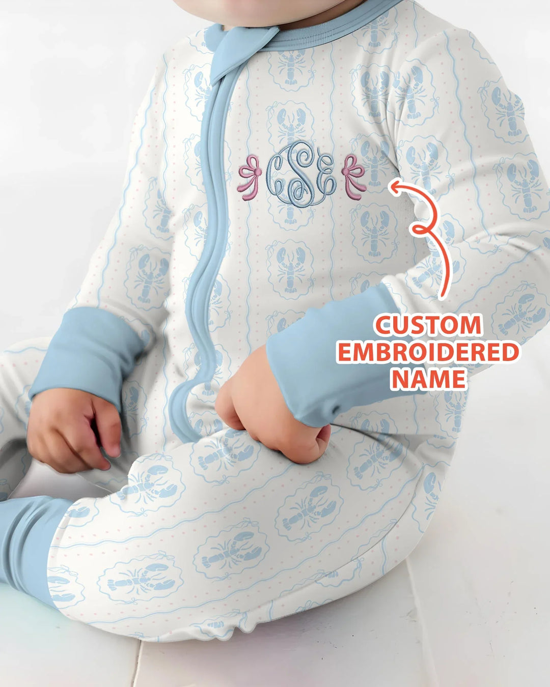 Gerippte Babykleidung mit individuellem Foto - Weich &amp; Skizzenhaft