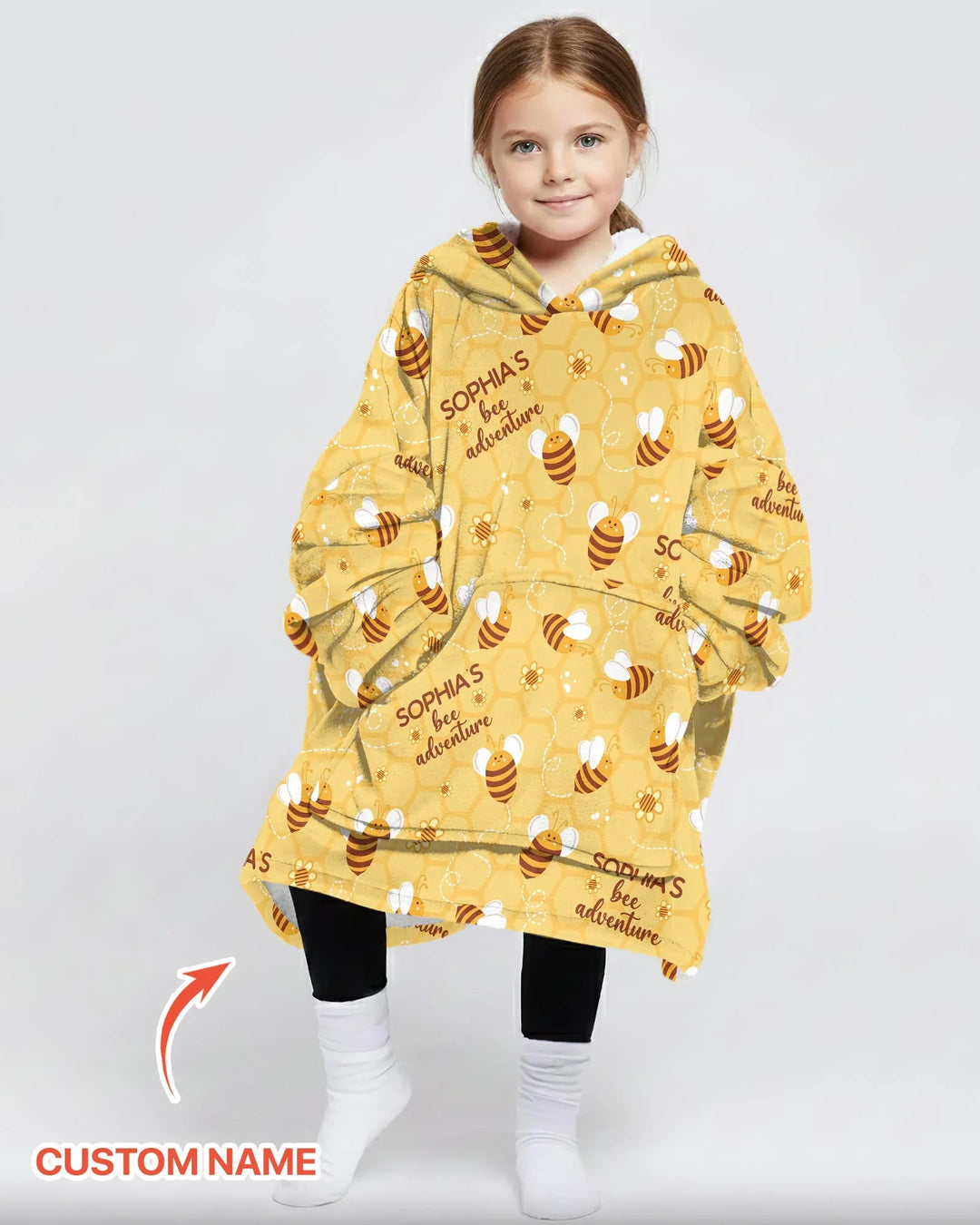 Benutzerdefinierter Bambus-Deckenhoodie (Vorlage)