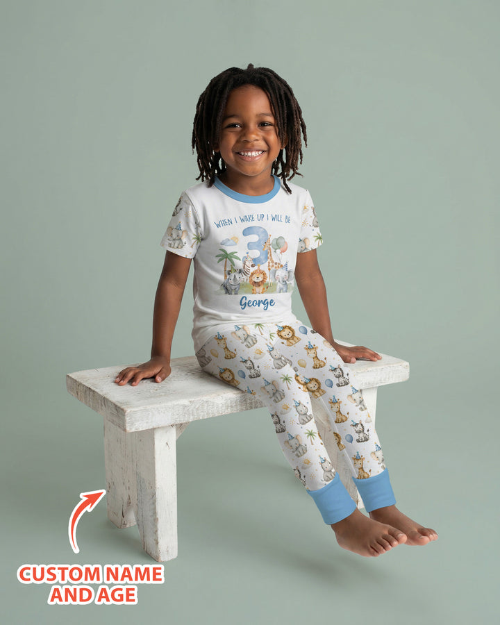 Zweiteiliges, kurzärmliges Pyjama-Set mit Marienkäfern