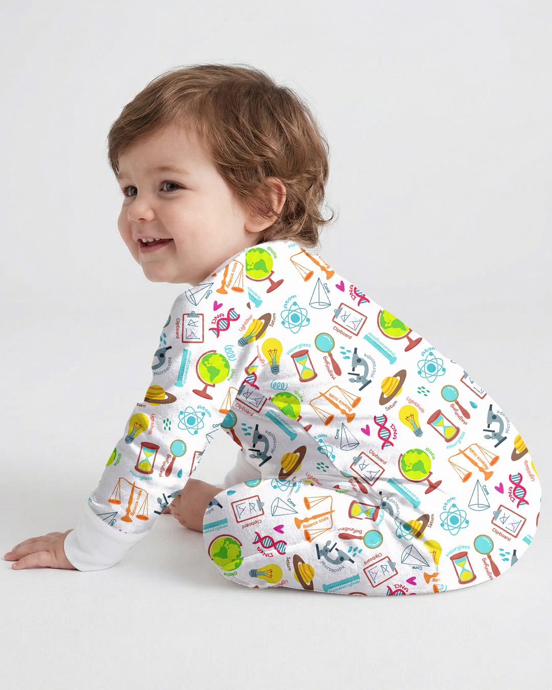 Gerippte Babykleidung mit individuellem Foto - Weich &amp; Skizzenhaft