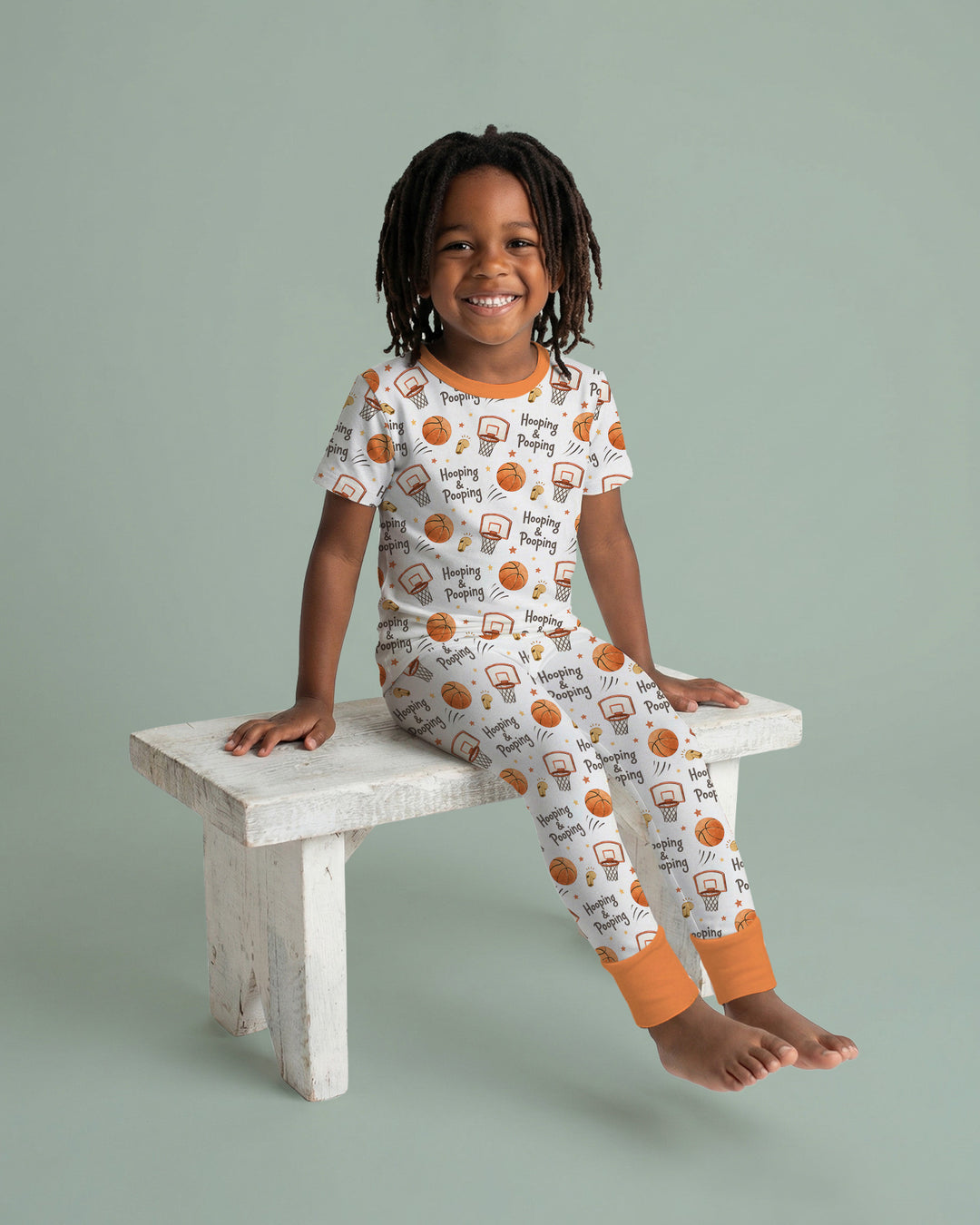Zweiteiliges, kurzärmliges Pyjama-Set mit Marienkäfern
