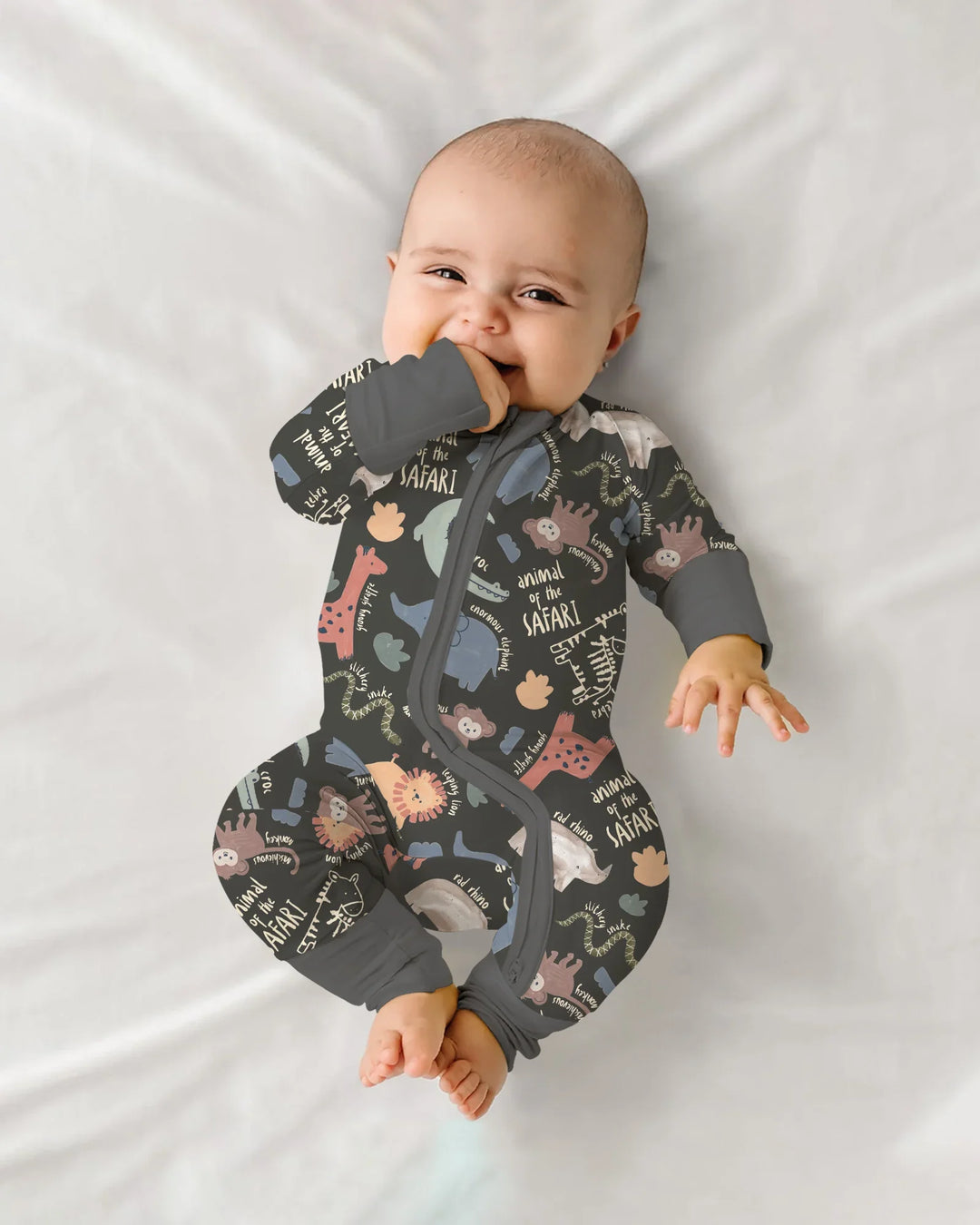 Funny African Animals Bamboo Convertible Zippy