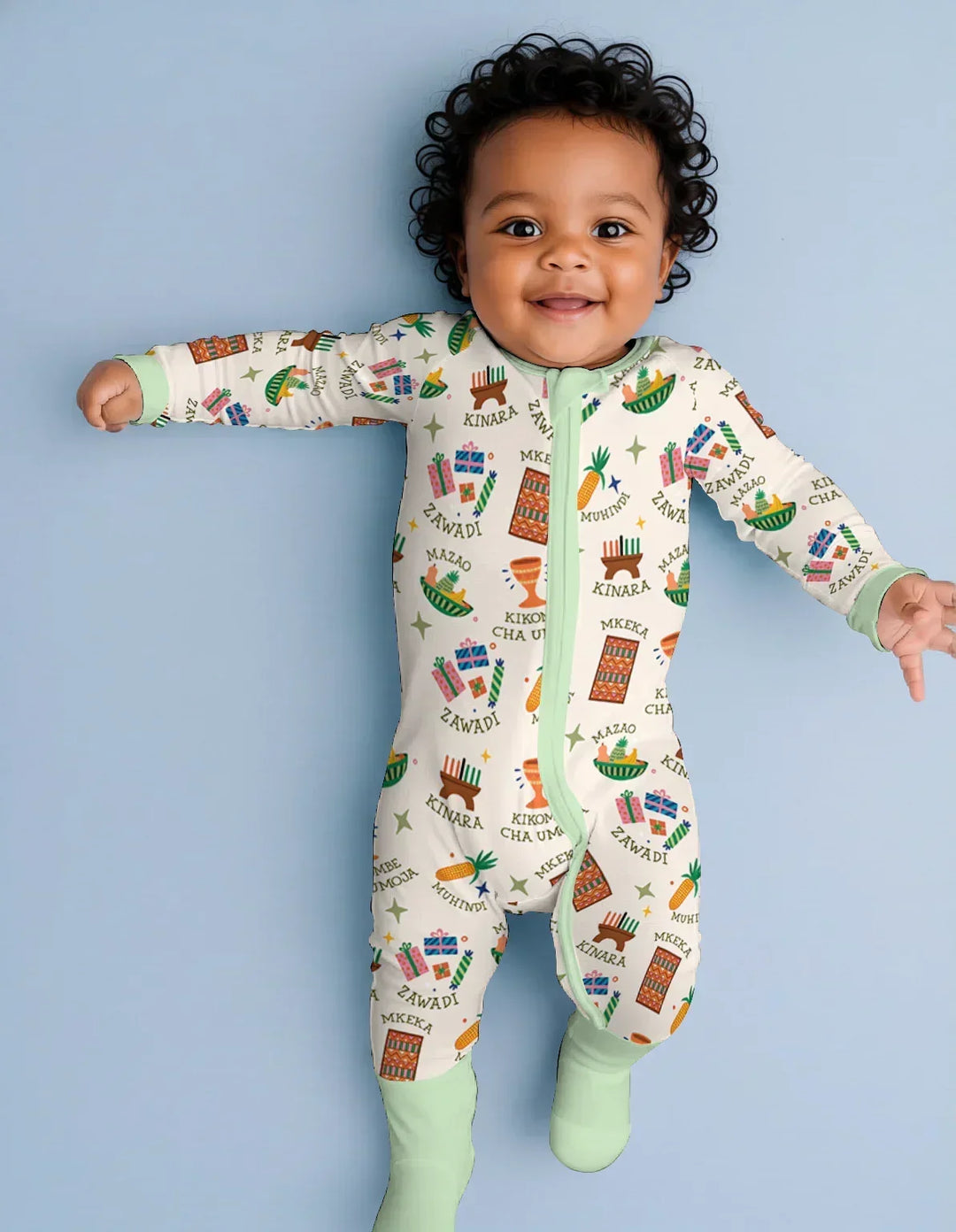 Gerippte Babykleidung mit individuellem Foto - Weich &amp; Skizzenhaft