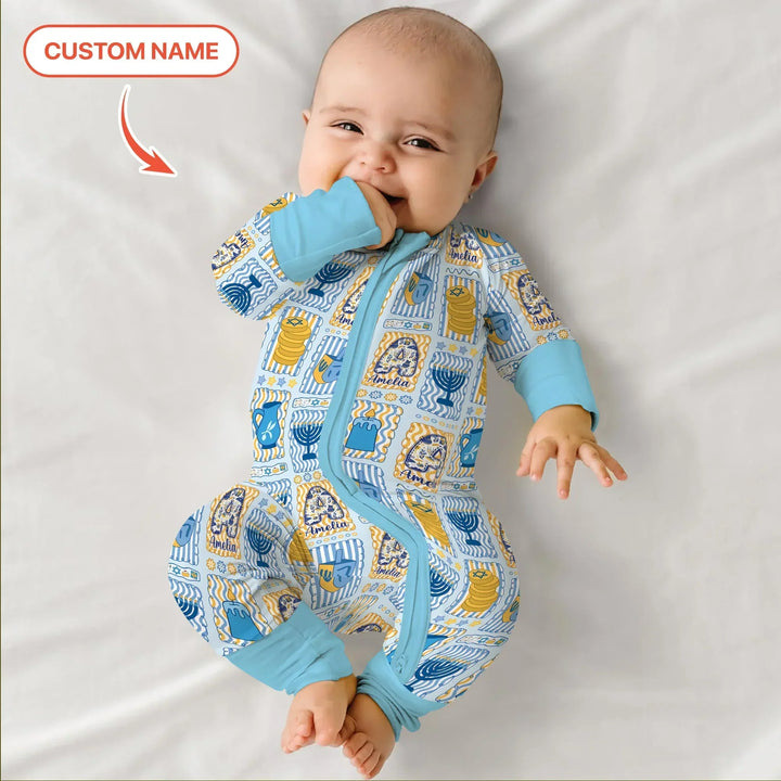 Gerippte Babykleidung mit individuellem Foto - Weich &amp; Skizzenhaft