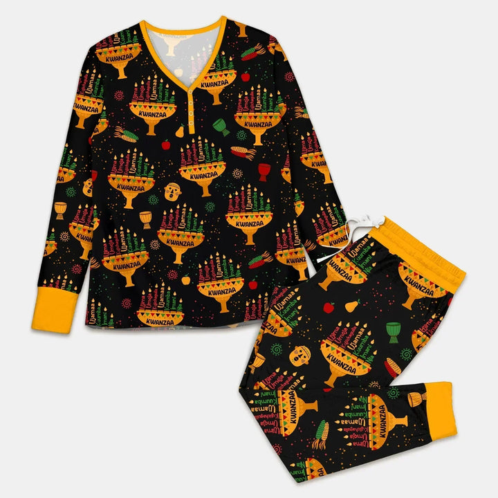 Vorlage für individuelles Damen-Pyjama-Set