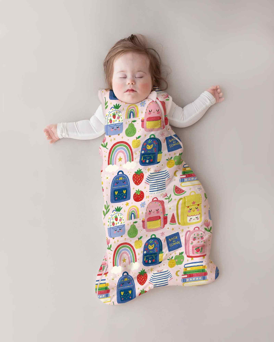 Sweet Rainbow School Adventure Bamboo Sleep Bag